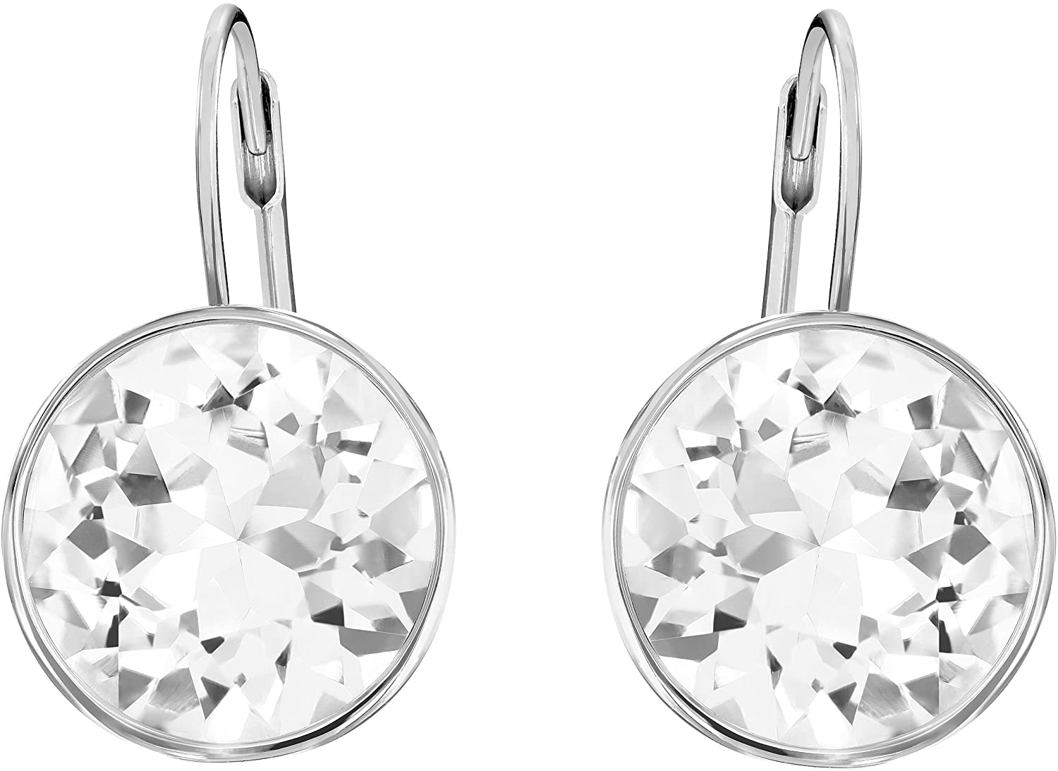 SWAROVSKI Women's Bella Earrings Collection, Pink Crystals, Clear Crystals - JOY2ESpree