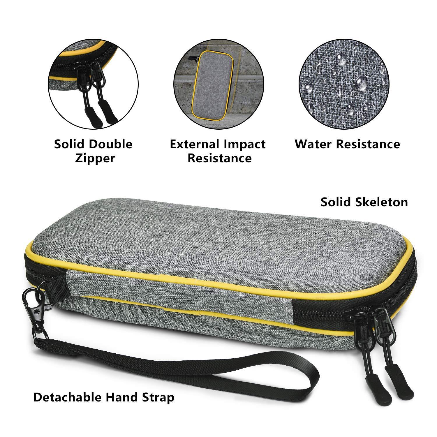 Carry Case for Nintendo Switch Lite - LOGROTATE Portable Hard Shell Travel Carrying Bag - JOY2ESpree