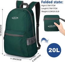 
                        
                          Load image into Gallery viewer, G4Free Ultra Lightweight Packable Backpack Travel Hiking Daypack Handy Foldable Water Resistant Camping Outdoor Backpack
                        
                      