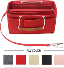 
                        
                          Muat gambar ke penampil Galeri, MISIXILE Felt Insert Bag Organizer - 2in1, Bag In Bag Tote Purse Organizer with Handles for Speedy Neverfull Longchamp
                        
                      