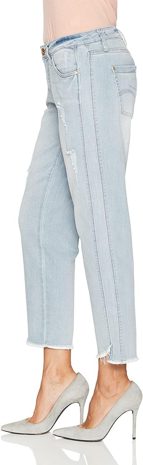 Jag Jeans Women's Logan Straight Ankle Jean in Platinum Denim