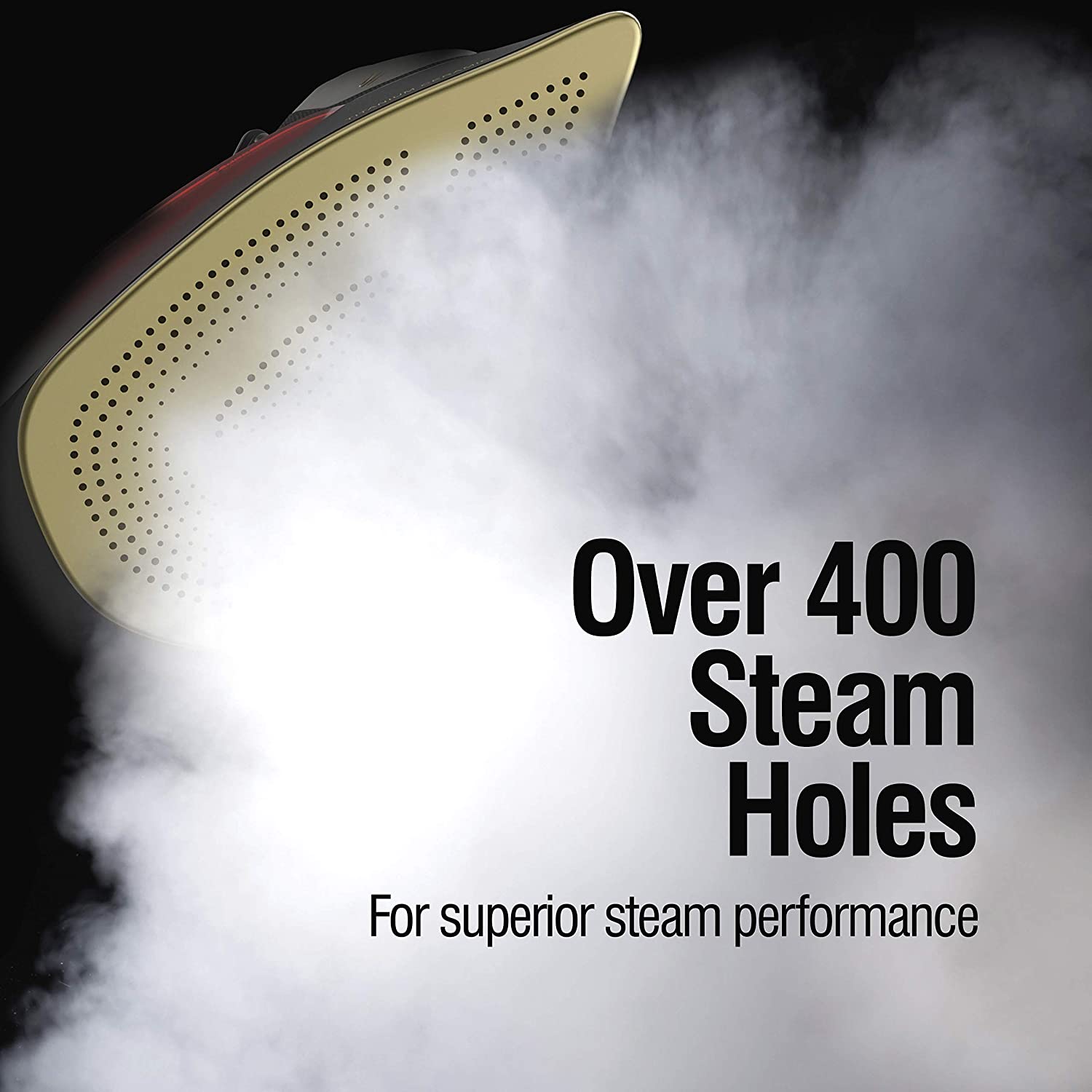 CHI Steam Iron for Clothes with Titanium Infused Ceramic Soleplate, 1700 Watts