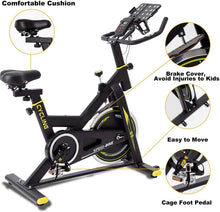 
                        
                          Muat gambar ke penampil Galeri, BINHIA Exercise Bike Indoor Cycling Bike Stationary - Cycle Bike with Ipad Mount &amp;Comfortable Seat Cushion - JOY2ESpree
                        
                      