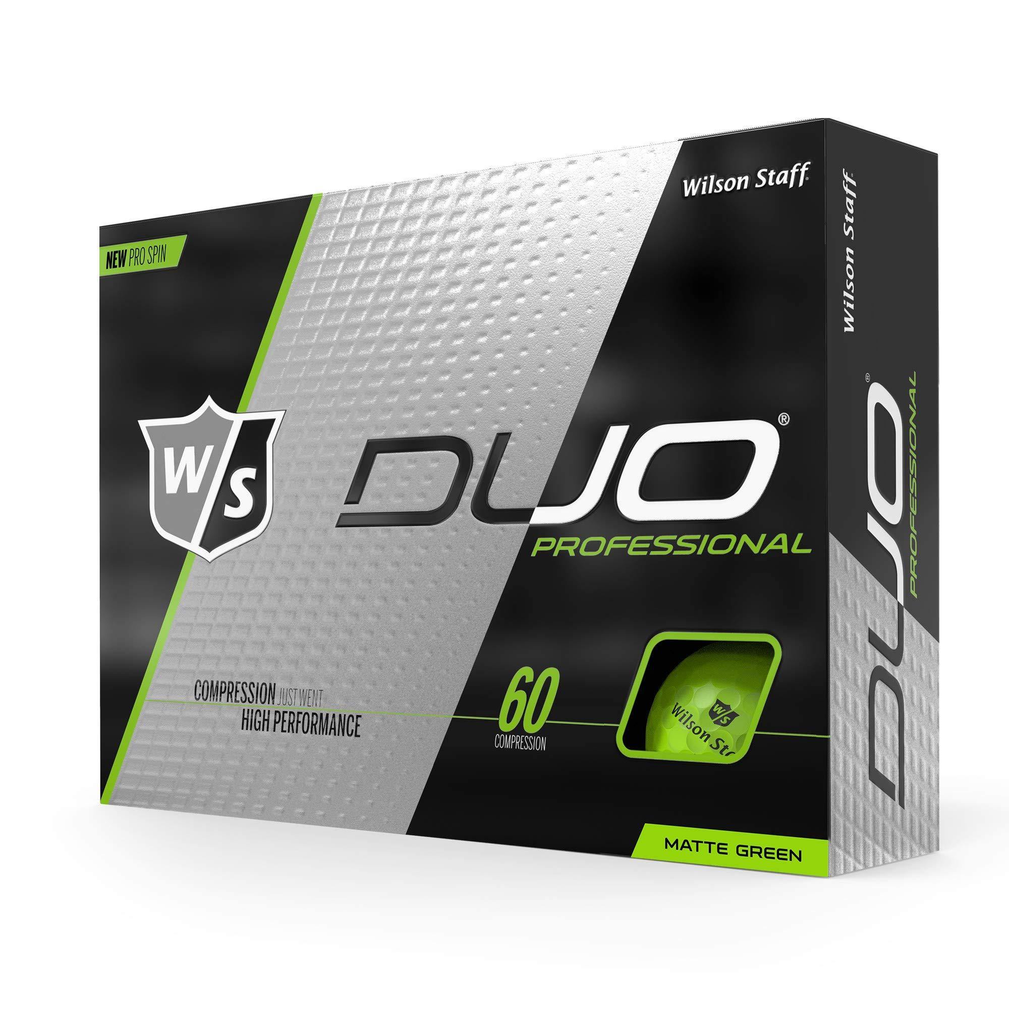 Wilson Staff DUO Professional Golf Ball, Green - JOY2ESpree