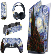 
                        
                          Load image into Gallery viewer, PlayVital Blue Nebula Full Set Skin Decal for PS5 Console Digital Edition - JOY2ESpree
                        
                      