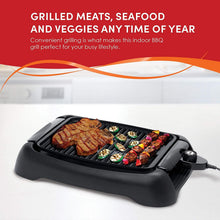 
                        
                          Cargar imagen en el visor de la galería, Elite Gourmet Smokeless Indoor Electric BBQ Grill with Glass Lid Dishwasher Safe - JOY2ESpree
                        
                      