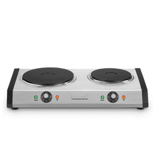 
                        
                          Cargar imagen en el visor de la galería, Cuisinart Cast-Iron Double Burner, 11.5"(L) x 19.5"(W) x 2.5"(H), Silver - JOY2ESpree
                        
                      