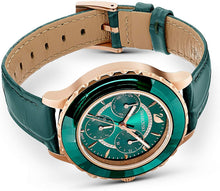 
                        
                          Load image into Gallery viewer, SWAROVSKI Women's Octea Lux Chrono Crystal Watch Collection, Leather Strap - JOY2ESpree
                        
                      
