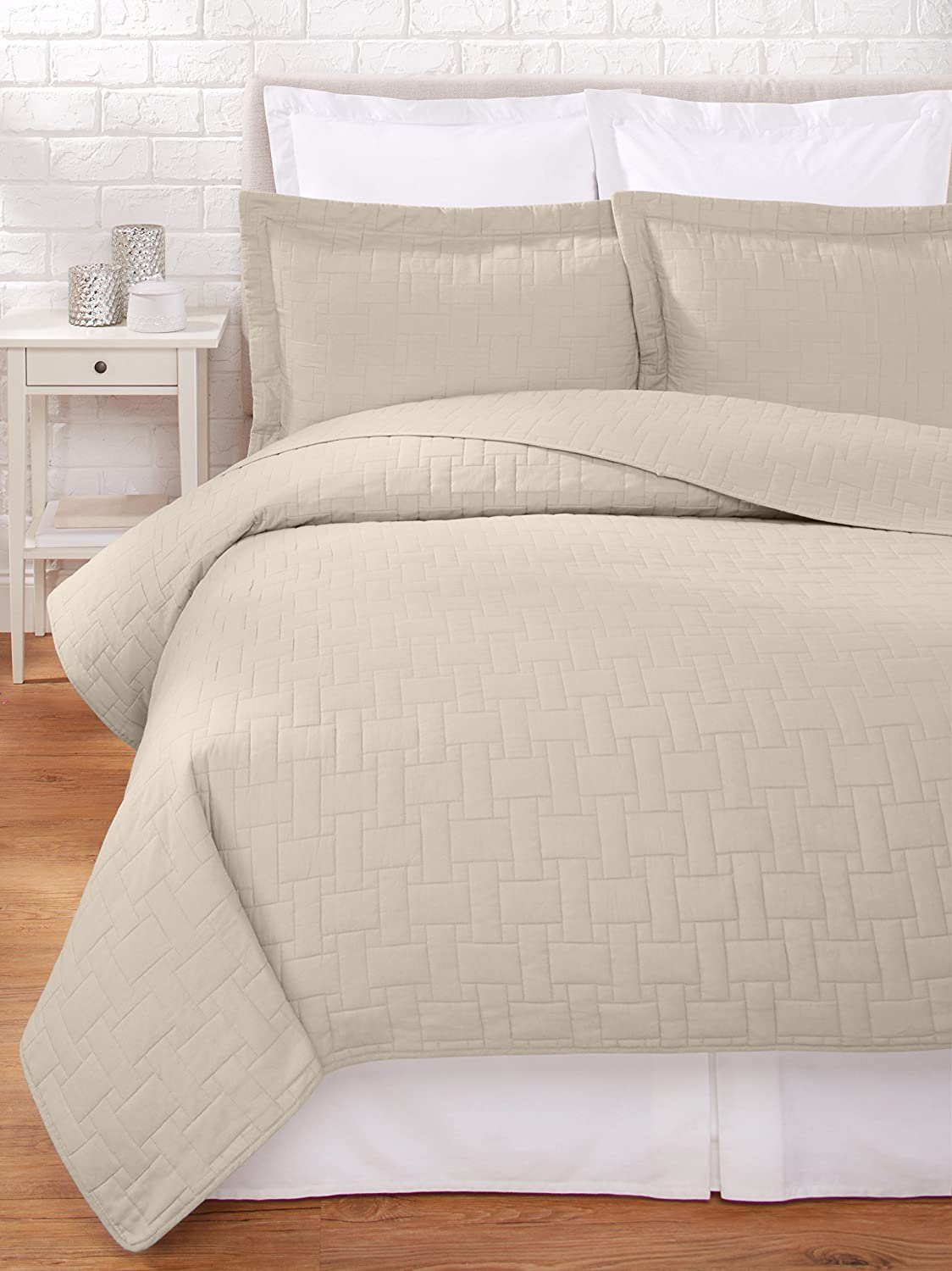 Tommy Bahama Chevron Quilt Set, King, Dune