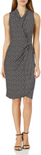 
                        
                          Muat gambar ke penampil Galeri, Amazon Brand - Lark &amp; Ro Women's Sleeveless Crossover Twist Neck Faux Wrap Dress
                        
                      