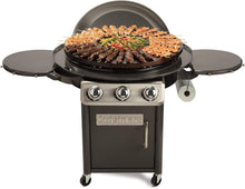 
                        
                          Cargar imagen en el visor de la galería, Cuisinart CGG-888 Grill Stainless Steel Lid 22-Inch Round Outdoor Flat Top Gas, 360° Griddle Cooking Center - JOY2ESpree
                        
                      