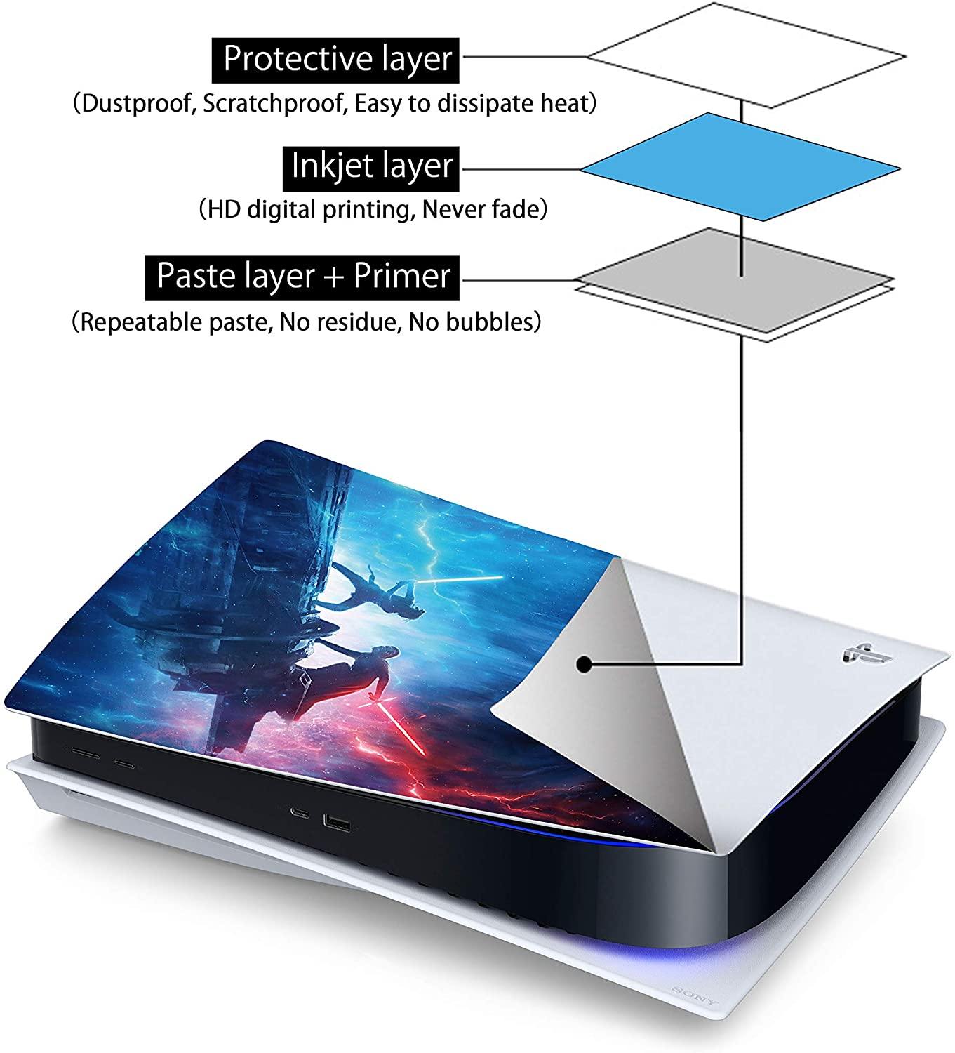 PS5 Skin for Console and Controllers Vinyl Sticker Same Decal Quality for Cars - JOY2ESpree