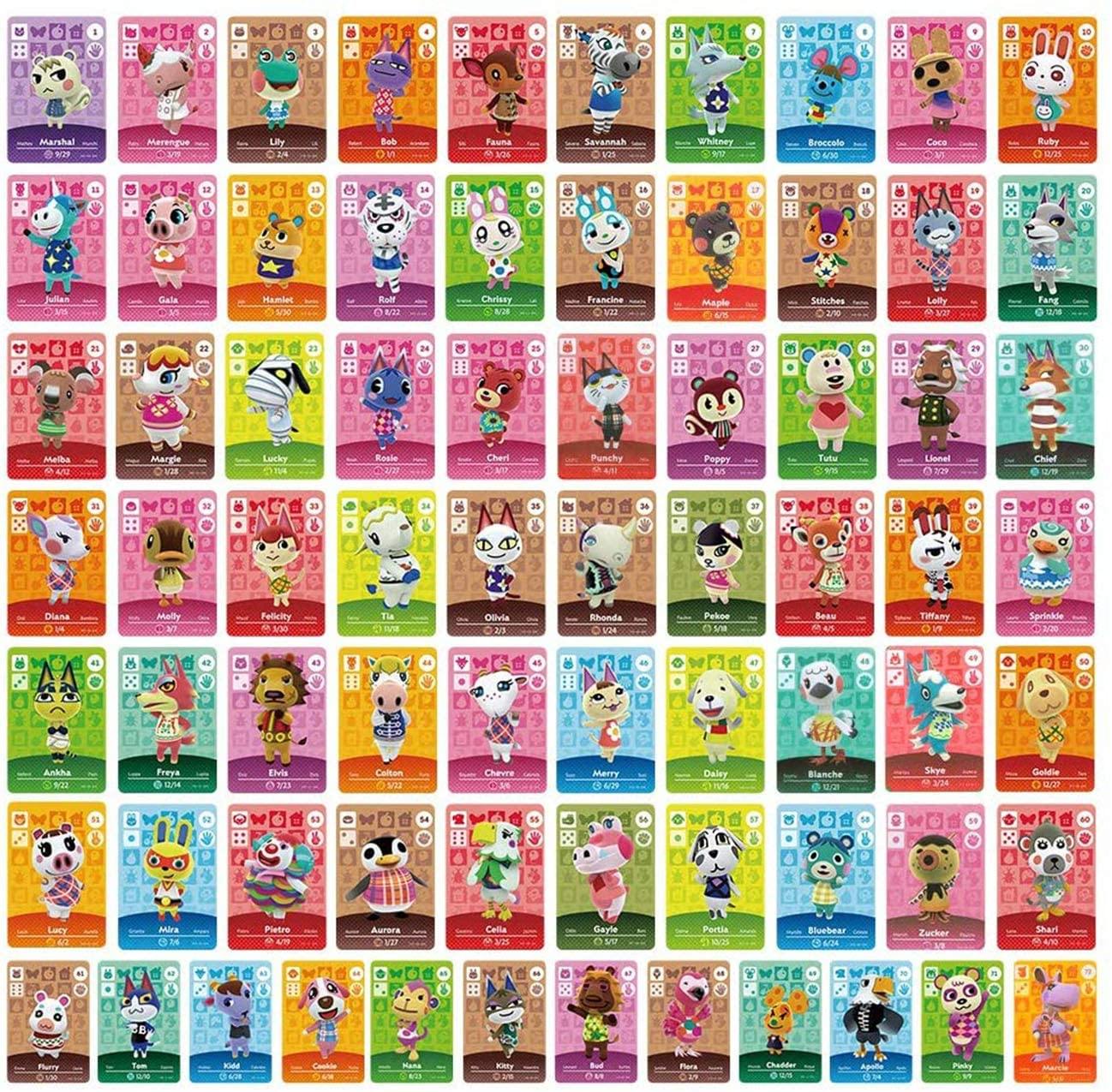 BBear 24PCS ACNH Series 1-4 NFC Cards - Animal Crossing Series, New Horizons Game Villagers Cards - JOY2ESpree