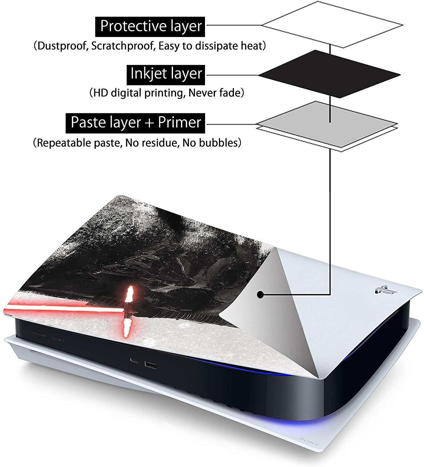 PS5 Skin for Console and Controllers Vinyl Sticker Same Decal Quality for Cars - JOY2ESpree