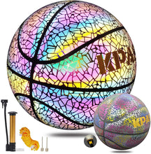 
                        
                          गैलरी व्यूवर में इमेज लोड करें, KPASON Basketball Holographic Glow in The Dark Basketball - JOY2ESpree
                        
                      