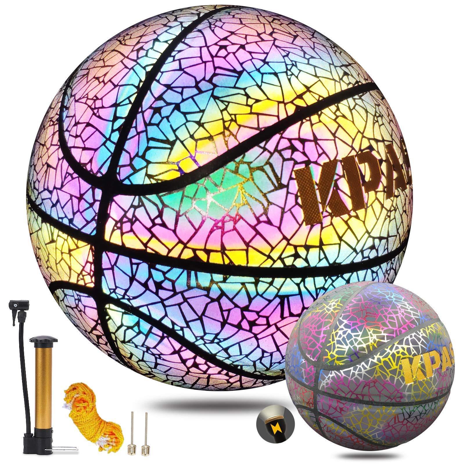 KPASON Basketball Holographic Glow in The Dark Basketball - JOY2ESpree