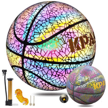 
                        
                          गैलरी व्यूवर में इमेज लोड करें, KPASON Basketball Holographic Glow in The Dark Basketball - JOY2ESpree
                        
                      