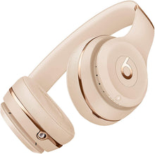 
                        
                          Load image into Gallery viewer, Beats Solo3 Wireless On-Ear Headphones - Apple W1 Headphone Chip, Class 1 Bluetooth, 40 Hours of Listening Time, Built-in Microphone - Satin Gold
                        
                      