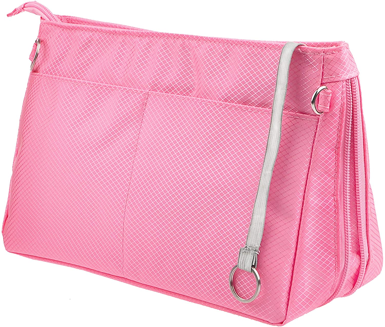 Vercord Expandable Nylon Handbag Purse Organizer Insert Liner Shaper Bag