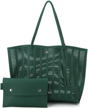 
                        
                          Cargar imagen en el visor de la galería, K.EYRE Women's Soft Faux Leather Tote Bag Purse Handbags Wallet Tote Shoulder Bag Purse Large Capacity
                        
                      