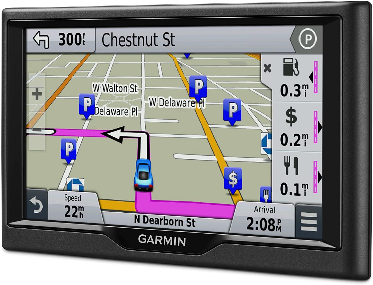 Garmin Nuvi 57LM GPS Navigator System with Spoken Turn-By-Turn Directions,5 inch display