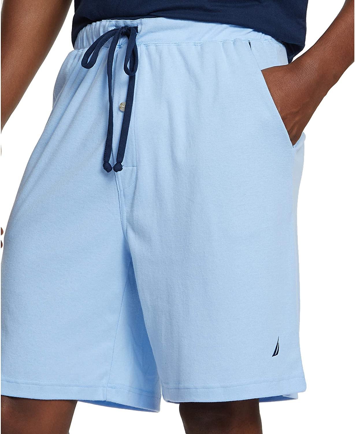 Nautica Men's Soft Knit Elastic Waistband Sleep Lounge Short - JOY2ESpree