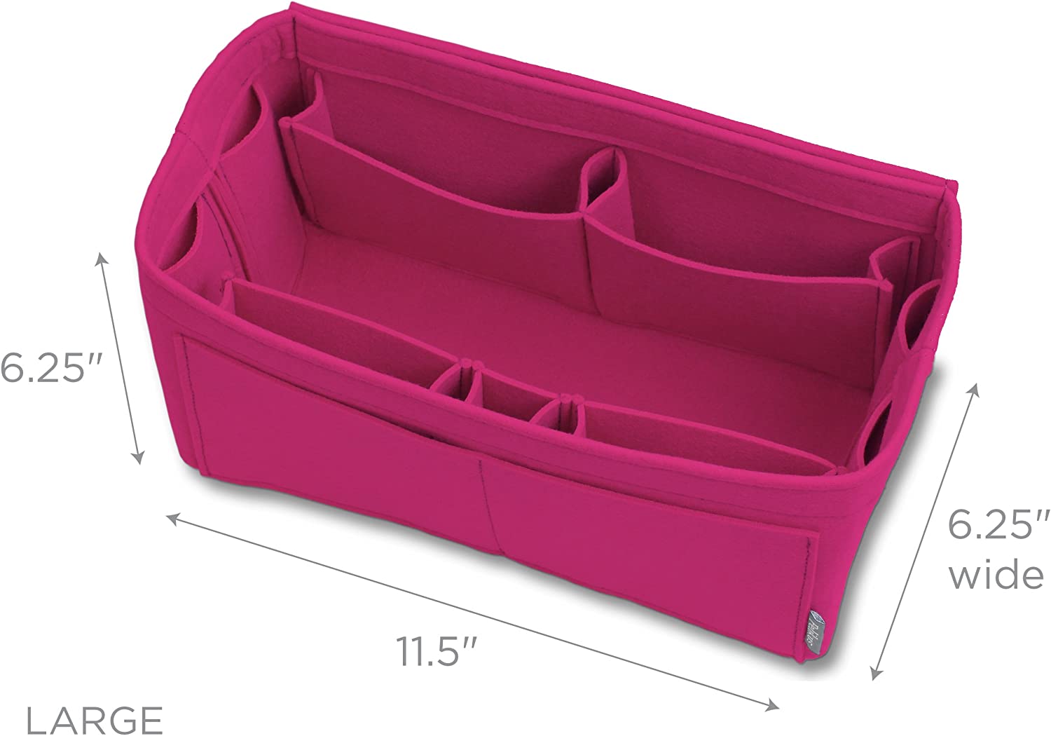 Pelikus Felt Purse & Tote Organizer Insert/Multi-Pocket Handbag Shaper
