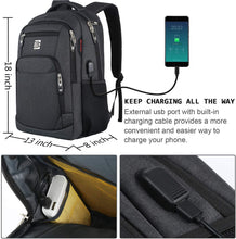 
                        
                          Cargar imagen en el visor de la galería, Laptop Backpack,Business Travel Anti Theft Slim Durable Laptops Backpack with USB Charging Port - JOY2ESpree
                        
                      