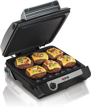 
                        
                          Cargar imagen en el visor de la galería, Hamilton Beach Electric Indoor Searing Grill with Viewing Window and Removable Easy-to-Clean Nonstick Plate - JOY2ESpree
                        
                      