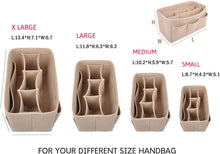 
                        
                          Load image into Gallery viewer, Vercord Felt Purse Organizer Handbag Insert Liner Shaper Bag in Bags for Speedy Neverfull Tote
                        
                      