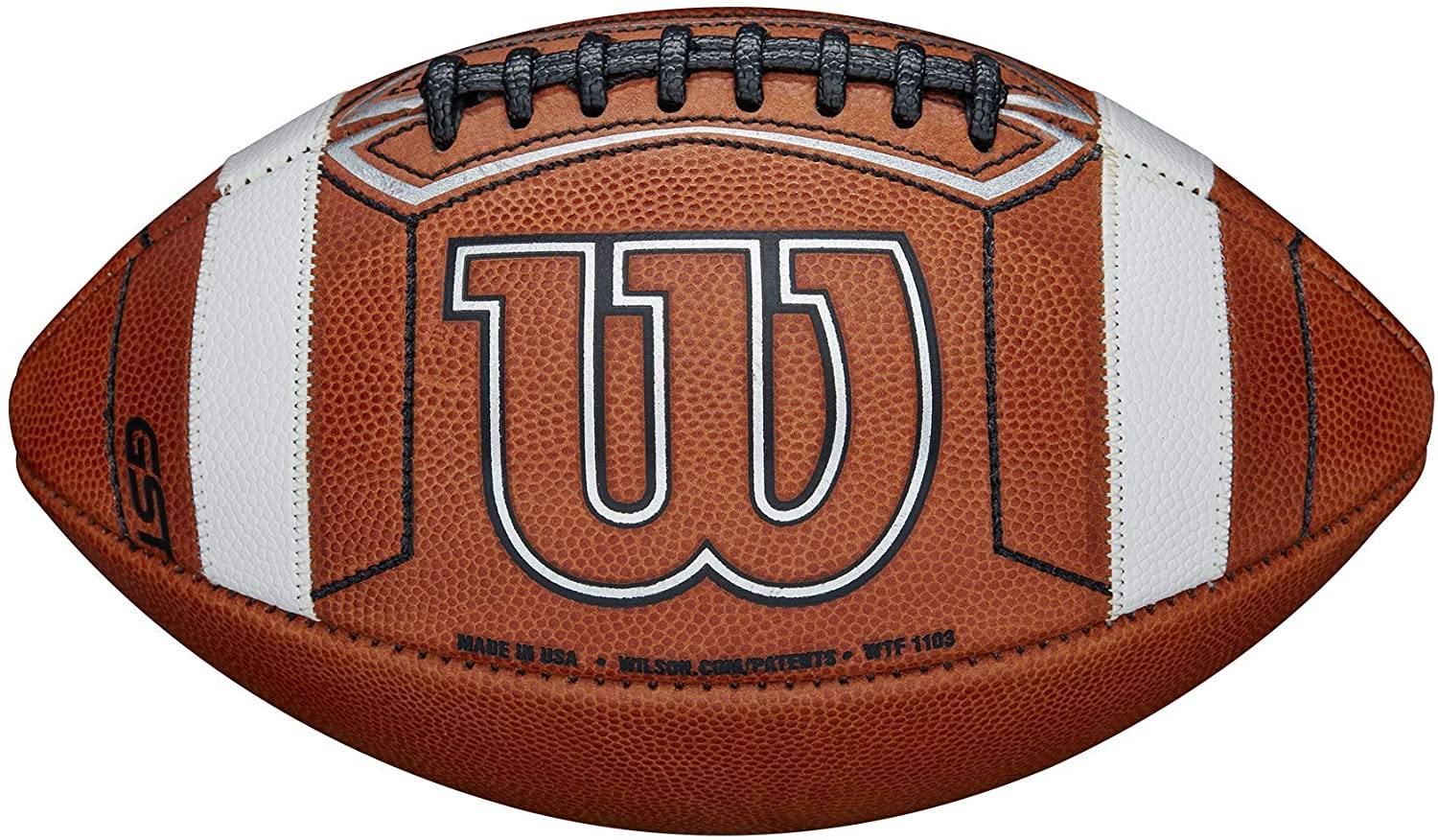 Wilson GST Leather Game Football - JOY2ESpree