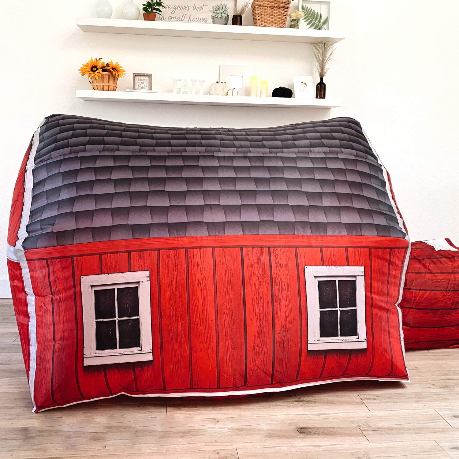 The Original AirFort Build A Fort in 30 Seconds, Inflatable Fort for Kids (Ocean Camo)