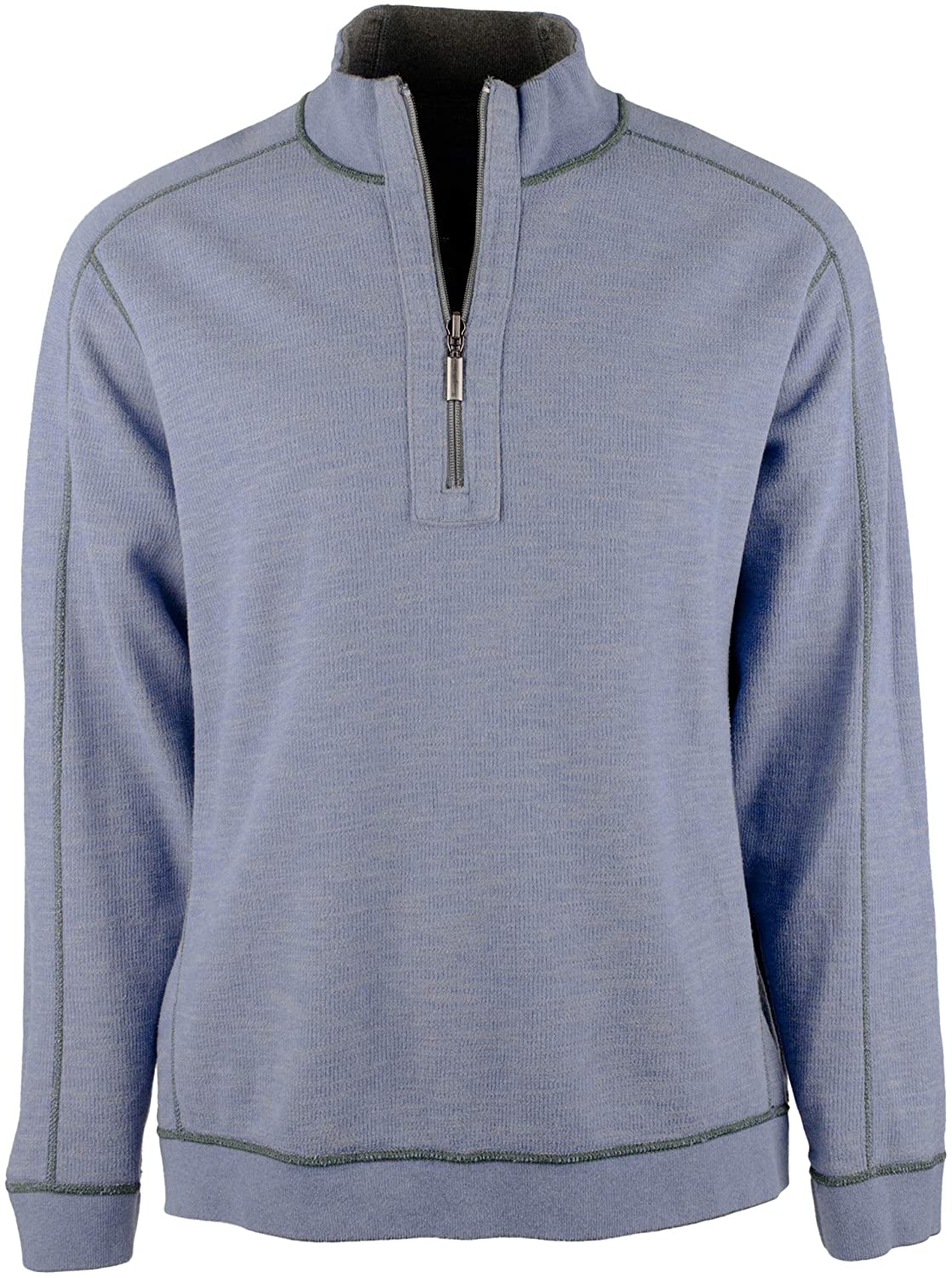 Men's Big and Tall Flipsider Half-Zip Reversible Sweatshirt