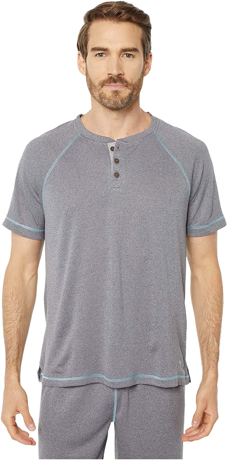 Tommy Bahama Poly Wicking Double Knit Henley