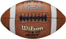 
                        
                          Load image into Gallery viewer, Wilson GST Leather Game Football - JOY2ESpree
                        
                      
