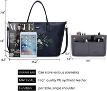 
                        
                          Cargar imagen en el visor de la galería, K.EYRE Women's Soft Faux Leather Tote Bag Purse Handbags Wallet Tote Shoulder Bag Purse Large Capacity
                        
                      