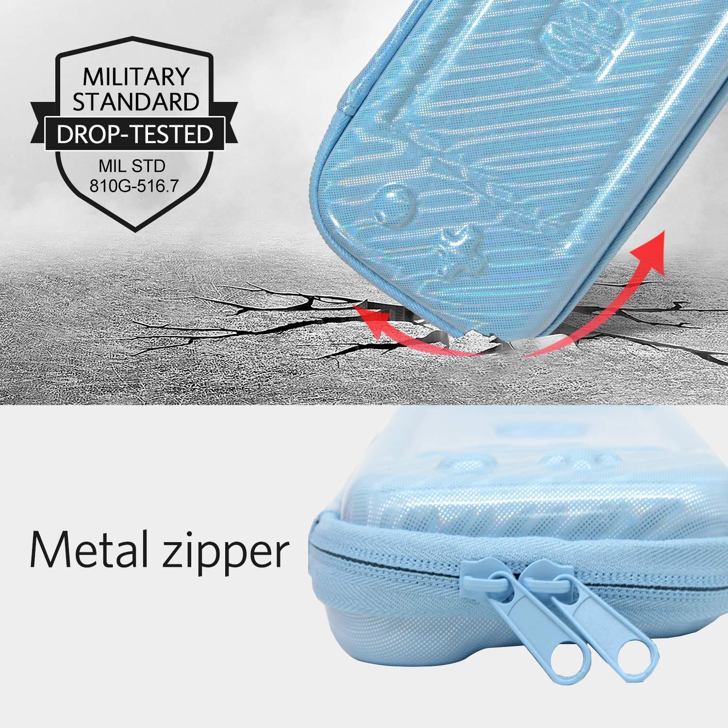 CoBak Carrying Case for Nintendo Switch Lite - with 1 Screen Protector, 1 Grip Case and 4 Thumb Grip Caps. - JOY2ESpree