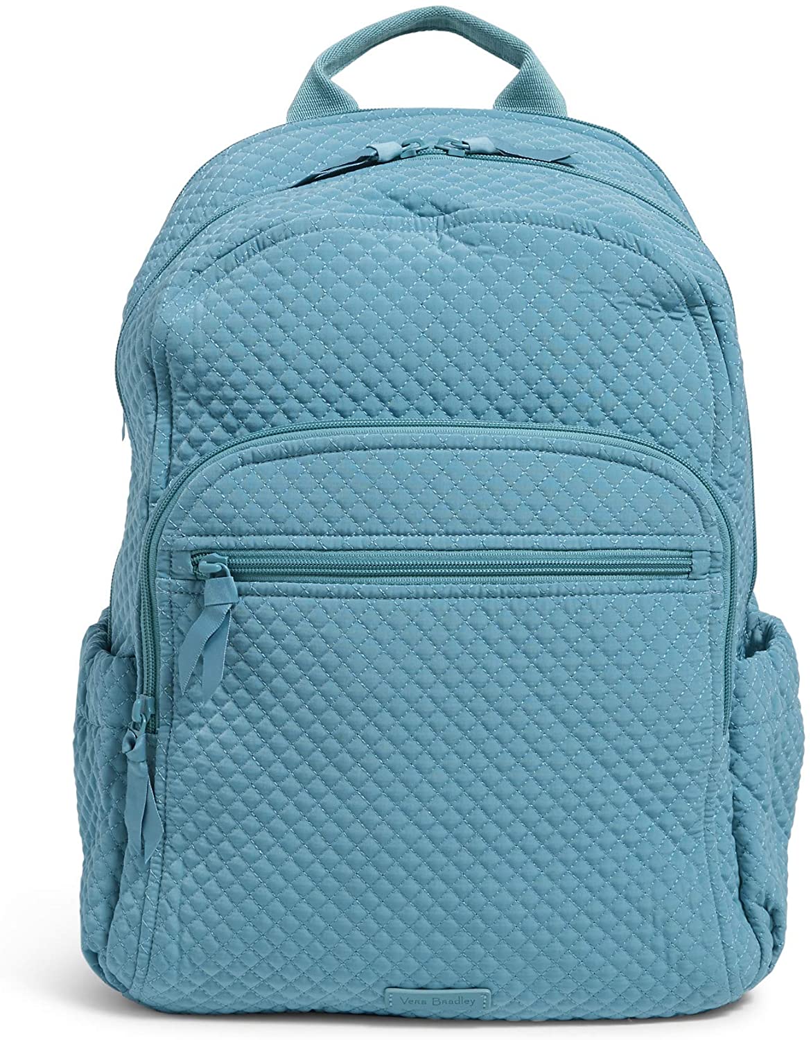 Vera Bradley Women's Microfiber Campus Backpack, Classic Navy, One Size