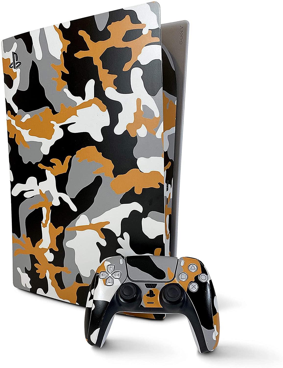 Skinlit PS5 Vinyl Skin Decal Cover for Playstation 5 Console + 2 Controllers - JOY2ESpree
