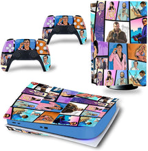 
                        
                          Load image into Gallery viewer, gotor Vinyl Sticker Pattern Decals Skin for PS5 Playstation 5 Console and 2 Controllers Skins (Playstation 5, Type-M) - JOY2ESpree
                        
                      