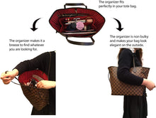 
                        
                          Load image into Gallery viewer, Felt Tote Bag Organizer Insert with Pockets, Handbag Purse Shaper, fits Neverfull, Speedy, Longchamp, etc.
                        
                      