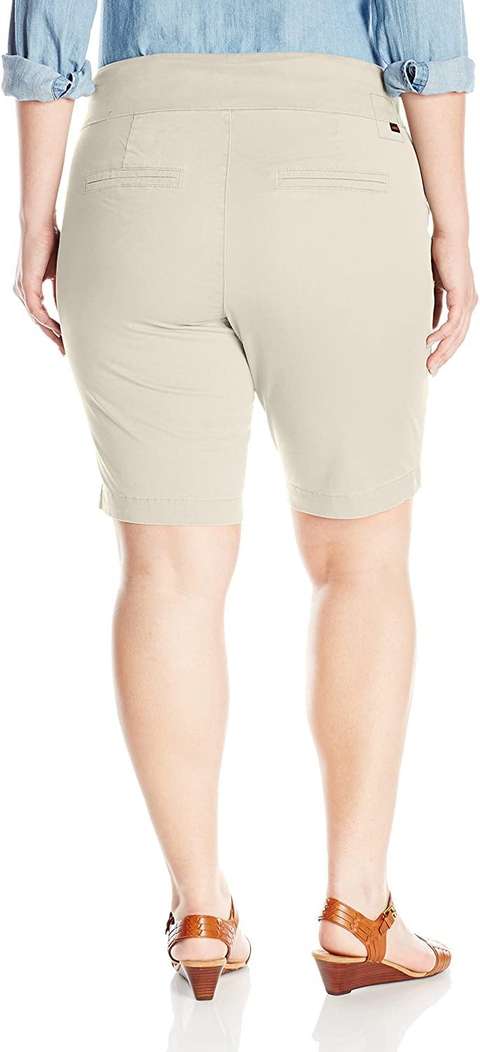 Jag Jeans Women's Plus-Size WM Ainsley Pull-On Bermuda Short In Bay Twill