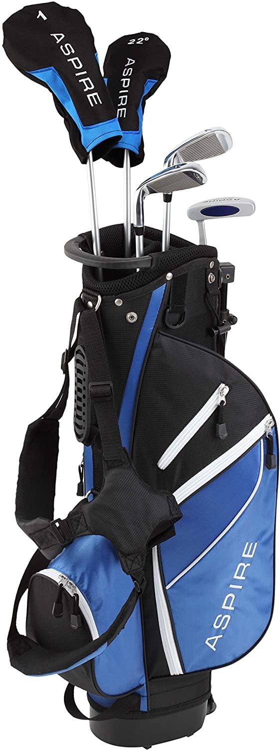Aspire Junior Plus Complete Golf Club Set for Children, Kids - 5 Age Groups Boys and Girls - Right Hand - JOY2ESpree