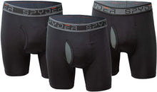 
                        
                          Load image into Gallery viewer, Spyder Performance Mesh Mens Boxer Briefs Sports Underwear 3 Pack W/Fly Front
                        
                      