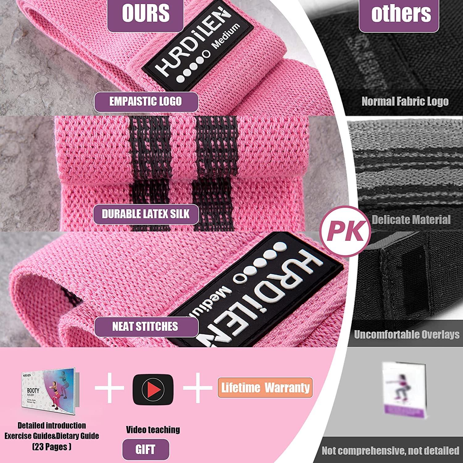 Hurdilen Resistance Bands Loop Exercise Bands - JOY2ESpree