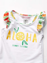 
                        
                          Load image into Gallery viewer, Tommy Bahama Girls' 2-Piece Rashguard and Swim Bottoms Set
                        
                      