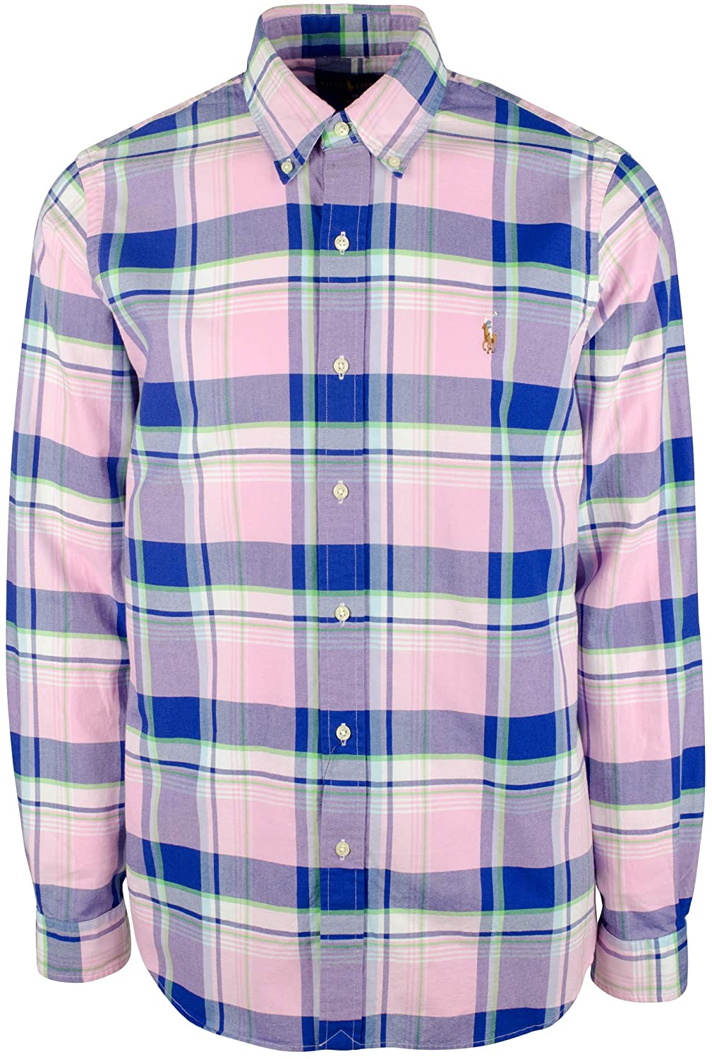Ralph Lauren Mens Logo Button-Down Dress Shirt