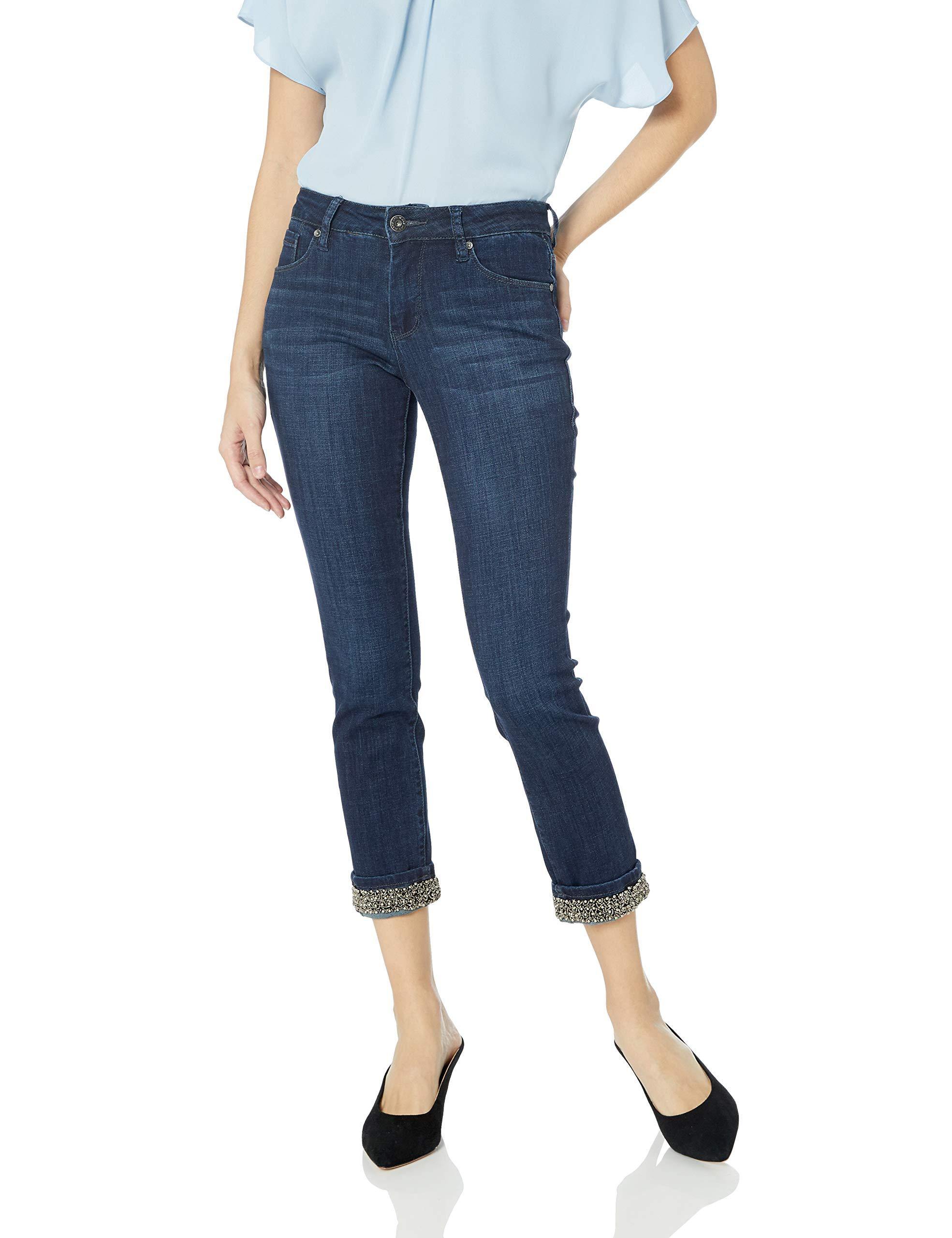 Jag Jeans Women's Maddie Skinny Jean with Beaded Cuff