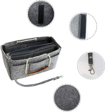 
                        
                          Muat gambar ke penampil Galeri, MISIXILE Felt Insert Bag Organizer - 2in1, Bag In Bag Tote Purse Organizer with Handles for Speedy Neverfull Longchamp
                        
                      