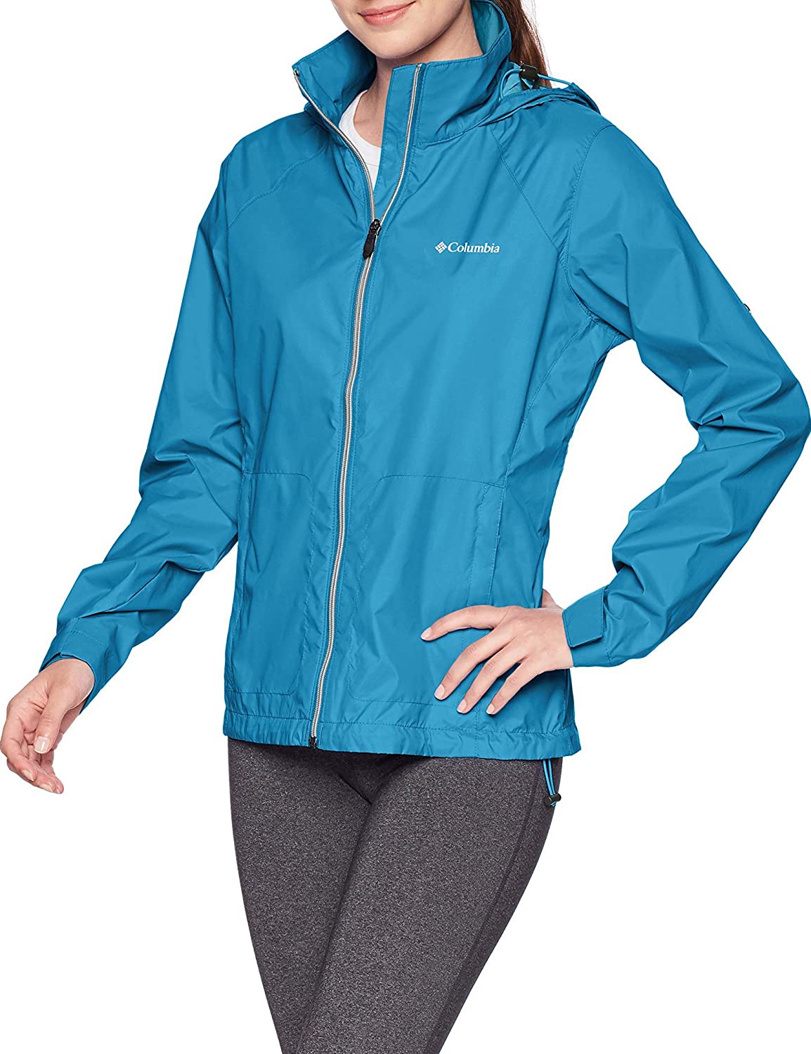 Columbia Women's Switchback Iii Adjustable Waterproof Rain Jacket